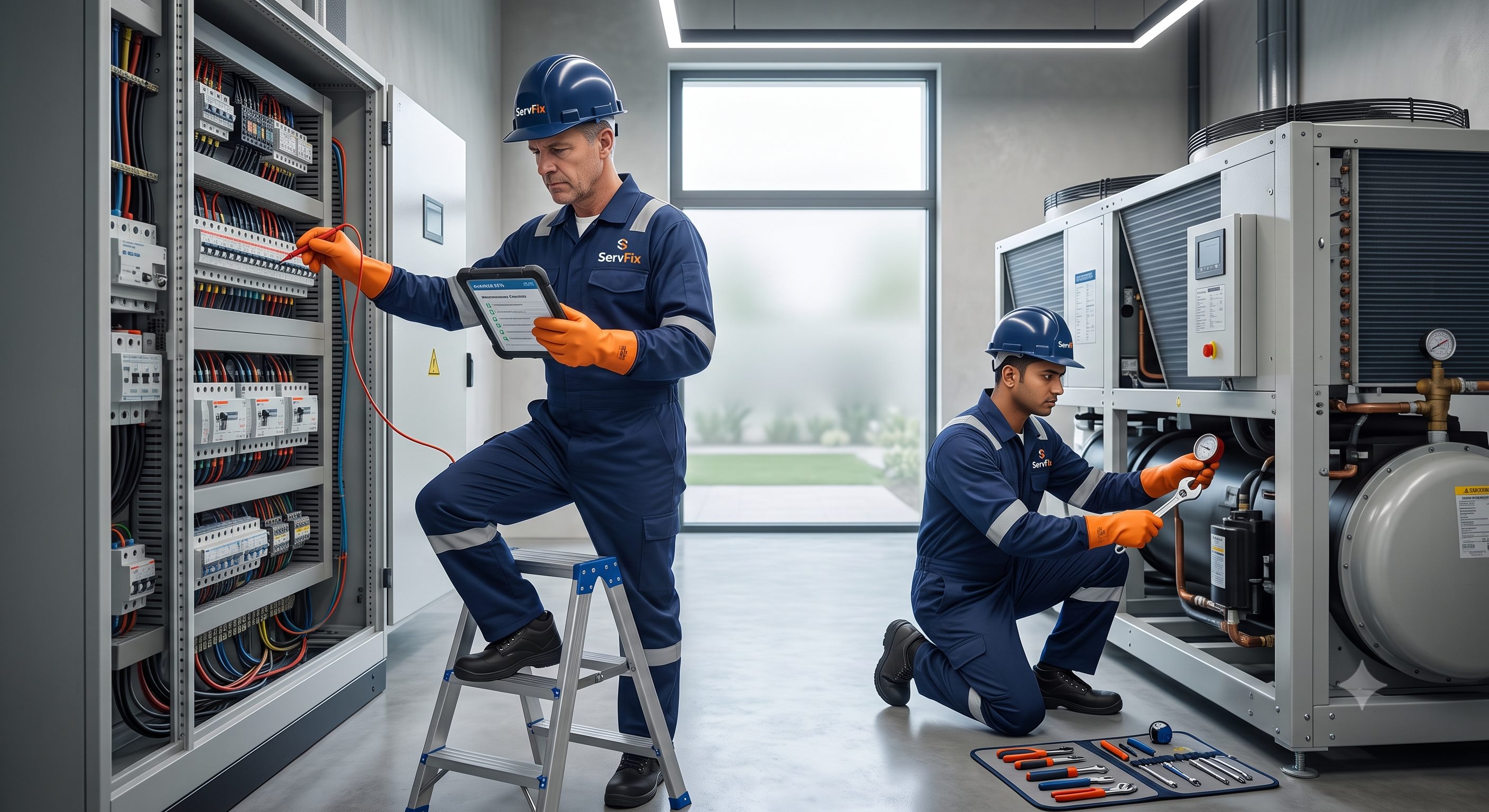 ServFix annual maintenance contract technician in Dubai